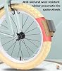 Outdoor Cruiser Tricycle for Adults with Pedals, 3-Wheel Bicycle Featuring Pneumatic Tire Spoke Wheel, Tandem Trike with Back Seat and Single Brake for Traveling #3