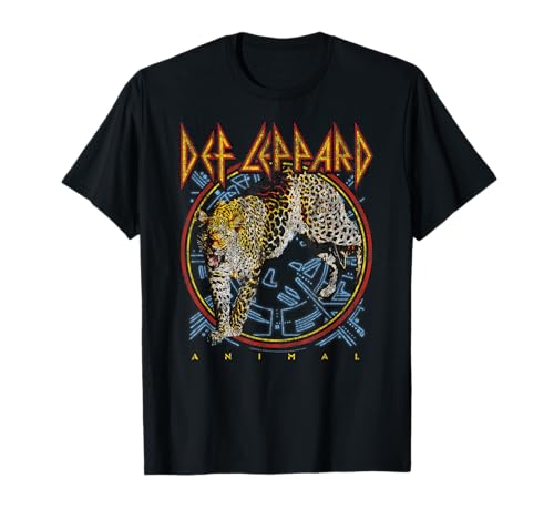 Official Def Leppard Approaching Leopard T-Shirt