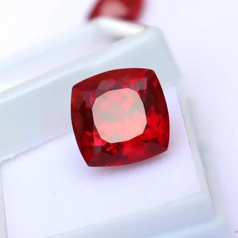 11.40 Ct Certified Red Ruby Natural Loose Gemstone Cushion Cut Certified Best
