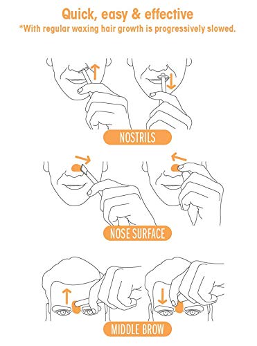 Nad's Nose Wax Kit For Men & Women - Waxing Kit For Quick & Easy Nose Hair Removal, 1 Count #TOP6