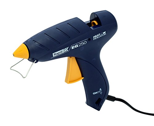 Image of RAPID EG250 Multipurpose Glue Gun with 3 Replaceable Nozzles, 25W, for 12mm Glue Sticks (Free 12 Transparent Glue Sticks)