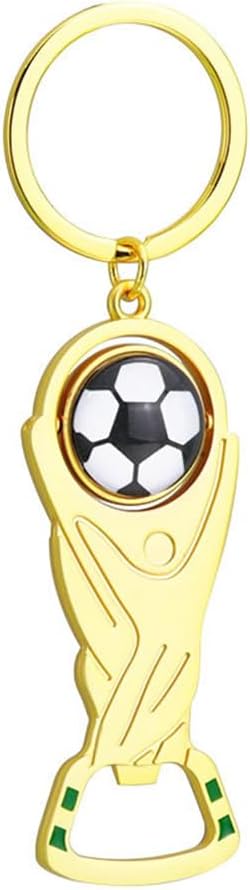 2026 World Cup Soccer Keychain, Creative Bottle Opener Keychain, Soccer Keychain with Opener, Gifts for Football Enthusiasts (B)