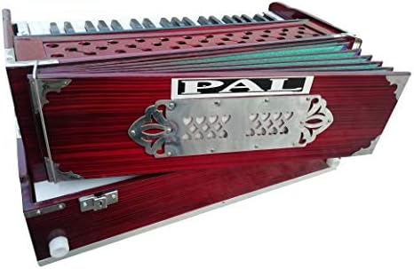 PAL MUSIC HOUSE® Super Sound 42 Keys 3.5 Octave 7 Bellow Folding Harmonium with Coupler Free Padded Bag
