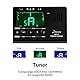 Donner 3 in 1 Metronom Stimmgerät Gitarre Tuner Tongenerator mit LCD Display Elektronisches Clip-on für Gitarre, Ukulele, Bass, Violin, Mandoline, Klavier, Trompete, Chromatischer, (DMT-01)