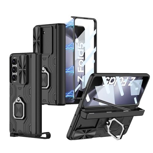 Étui antichoc Samsung Z Fold 5 haut de gamme à protection charnière et verre