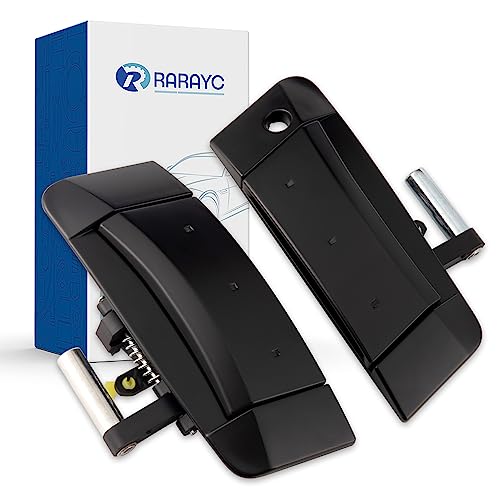 RARAYC Exterior Door Handle Black | Replacement for 2003-2009 Nissan 350Z | Matte Black | Replaces# 80607-CD41E, 80607-CD40B, 80606-CD01E