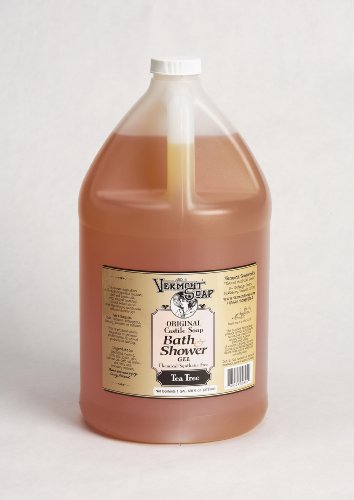 Vermont Soap Organics - Tea Tree Bath and Shower Gel Gallon Refill