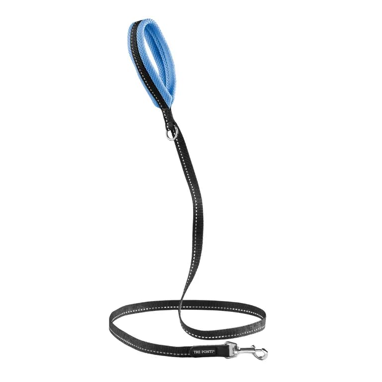 TRE PONTI GUINZAGLIO RETE MESH (BLU CIELO)