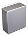 Hoffman 16"H x 14"W x 10"D Metallic Enclosure, Gray, Knockouts: No, 1/4 Turn Latch Closure Method