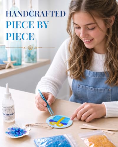 Sea Glass DIY Advent Calendar, 24pcs DIY Ornaments - image 5