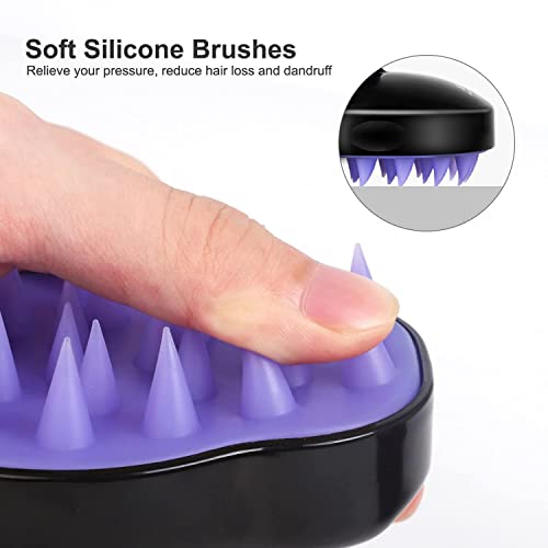 Spazzola per shampoo massaggiatore per cuoio