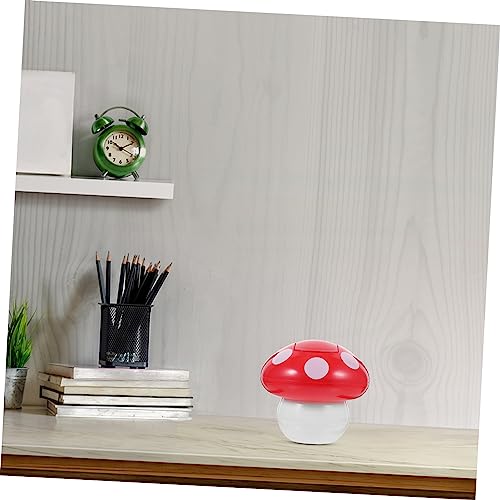 Basurero Mini de Escritorio con Tapa Diseño Hongo miniatura 6