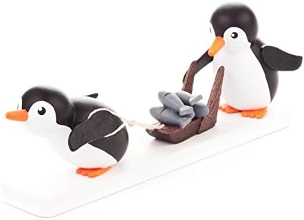 DREGENOSeiffen eG Penguin 17041 Fish Seller Figure from the Ore Mountains in Germany