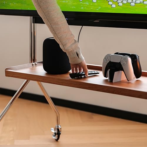Soporte móvil para TV ajustable con ruedas miniatura 6