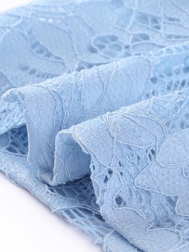 Image of Allegra K Women's Lace Cardigan Stand Collar Short Elegant Shrug Open Front Cropped Bolero Cardigan