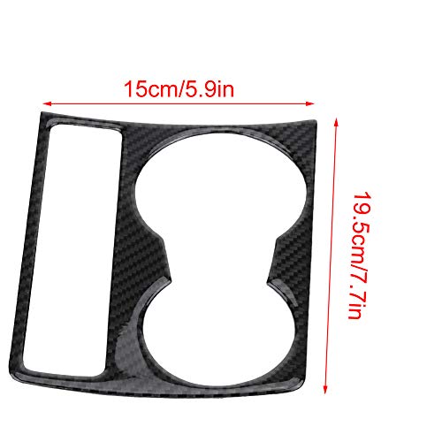 Cubierta de portavasos interior de fibra de carbono para carro miniatura 5