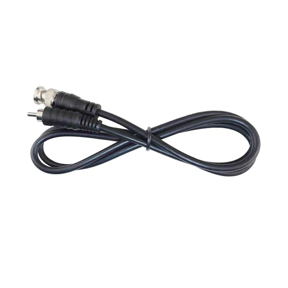 supmory BNC Male to RCA Male Adapter Cable 75 Ohm Coaxial Composite Video Connector Jack Converter Adaptor Composite Video Cable