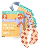 Patchology Holiday Treats Gingerbread Under Eye Patches Gift Set - Cute Stocking Stuffers with Gingerbread Scent - No-Slip Masks that Hydrate, Soothe and Refresh Skin - 5 Pair (Limited Edition)