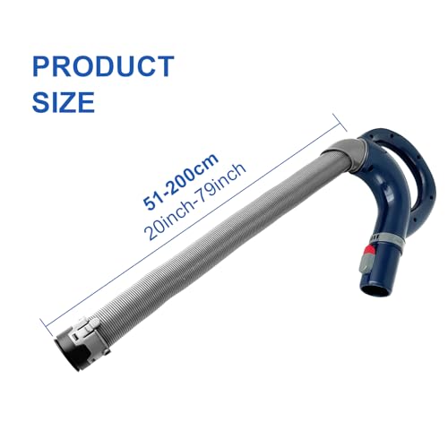 Image of Upgraded Replacement Hosehandle for Shark Navigator Rotator Lift-Away Vacuums for Series NV360,NV350 26, NV350A 26, NV350C 26, NV350E, NV350Q (Blue)