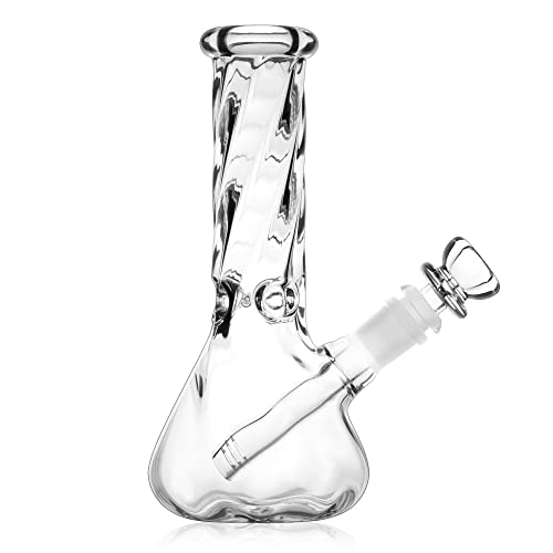 The7boX Glass Bong Smoking Water pipe mit 20cm Vorbau Cover