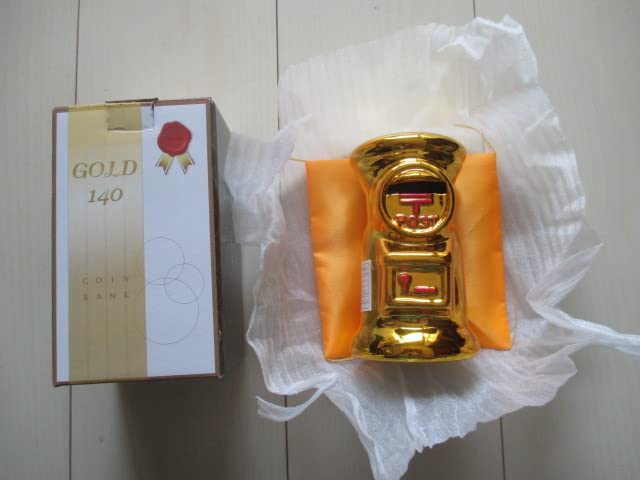 貯金箱　郵便ポスト　ゴールド　金色　非売品　郵便局 Amazon.co.jp: ゴールド 金 貯金箱 郵便ポスト ポスト