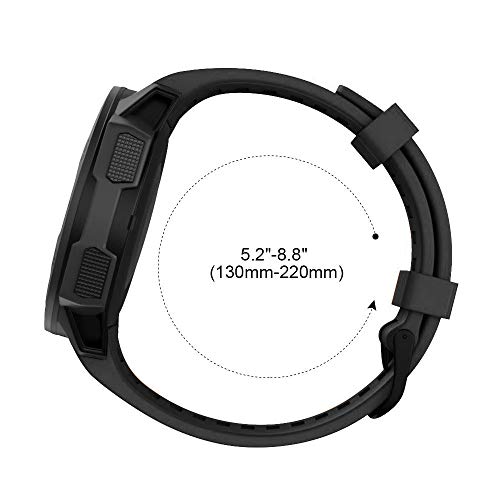 GARMIN ガーミン Instinct ベルト バンド シリコン製 工具付