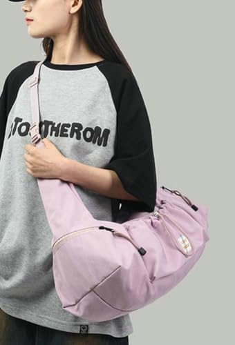 2025 Multi-Pocket Oxford Tote Bag Women’s Travel Bag with Drawstring Large Capacity Water-Resistant Shoulder Bag2