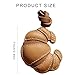 ZROSIN Practical Leather Horn Bag Charm Elegant Leather Horn Bag Attachment Hanging Decoration for Sophisticated Looks，Croissant Bag Charm