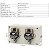 Kamoer NP02-KPK200 Double Head Peristaltic Pump 12V DC with Separate Pump Dead Control High Flow Rate 44-190ml/min Adjustable Speed Liquid Dosing Pump for Lab Analytical with Power Adapter