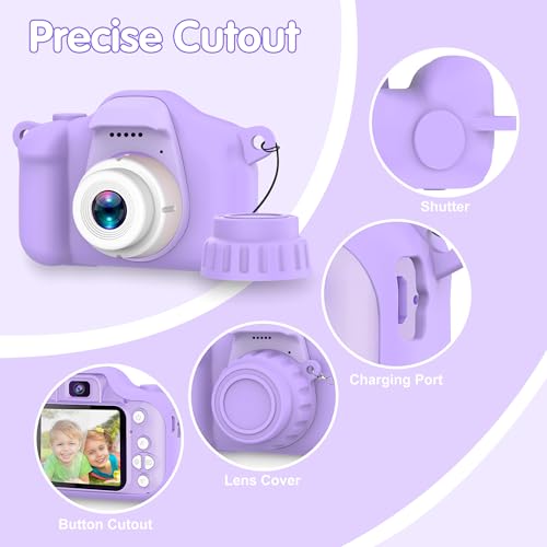 Funda de silicona para cámara Seckton X2 color púrpura miniatura 4