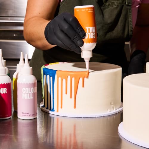 Colour Mill Choco Drip Orange: Schokoladen-Glasur für Desserts - 125 g