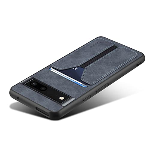 Kowauri Case for Google Pixel 7,PU Leather Wallet Case with Credit Card Slot Holder Ultra Slim Protector Case for Google Pixel 7 (Gray)