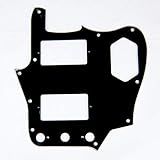 Replacment Pickguard For Jaguar style Guitar, USA Vintage reissued HH 3ply-Black