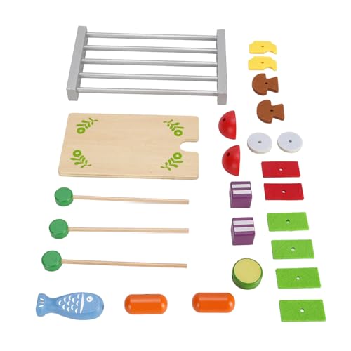 Grill en bois enfants interactif pour développer le travail d'équipe