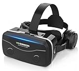 All-in-One Smartphone VR Headset | Built-in Hi-Fi Headphones, 120° Wide FOV, Aspherical Lenses | The Ultimate 3D Movie & Mobile Gaming Kit