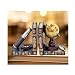 Bellaa 26263 Telescope and Globe Bookends Pirate Old World Nautical Books Holder