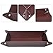 Valet Tray, PU Leather Catchall, 365park Jewelry Key Wallet Phone EDC Tray for Men Women
