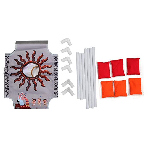 Objetivos de Lanzamiento de Tbest Red de Entrenamiento, Dibujos Animados de jardín de Infantes Objetivos de Lanzamiento de Sacos de Arena Indios Marco de Entrenamiento Prop de la reunión Deportiva