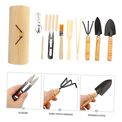 TOYANDONA Herramientas de Jardinería Herramientas Manuales Portátiles para Jardinería para Uso Interiores y Exteriores Kit - imagen 6