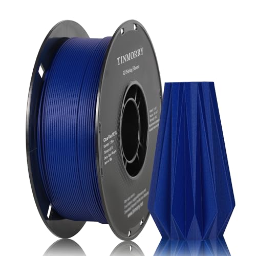 TINMORRY PETG-GF Filament 1.75 mm for 3D Printers, 1 kg, Dark Blue