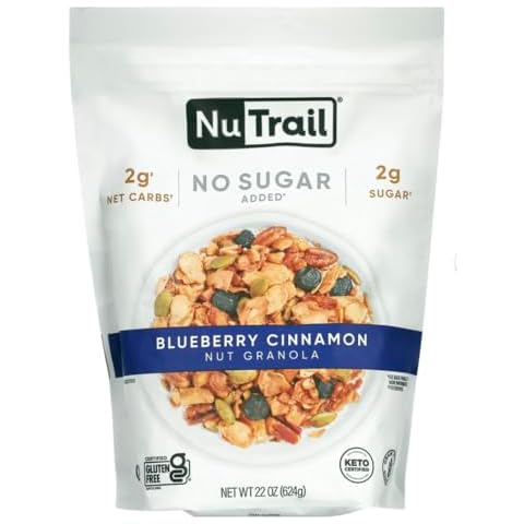 Low Karb NuTrail Keto Blueberry Nut Granola Cover