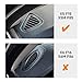 2PCS Car AC Sticker Air Vent Decal Carbon Fiber Trim fit for BMW X5 F15 X5M F85 2014 2015 2016 2017 2018 Interior Accessories - X6 NOT FIT