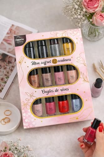 Coffret 12 vernis à ongles 7 ml - FRENCH TENDANCE