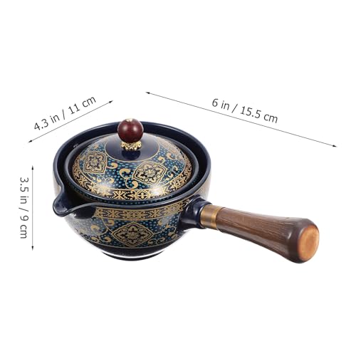 Tetera resistente al calor apilable y tazas compactas para juego de té Kung Fu viajero 3