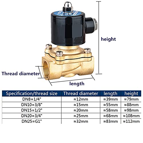Électrovanne DN10 DC12V pour stopper les fuites d'eau et automatiser les fluides