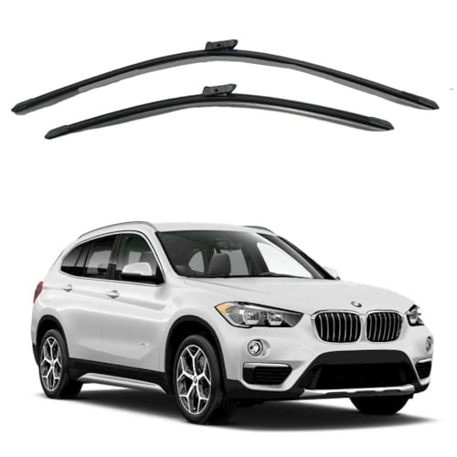 Image of Oshotto Frameless (O.E.M Type) Wiper Blades Compatible with BMW X1 2016 Onwards (26 inch / 16 inch)