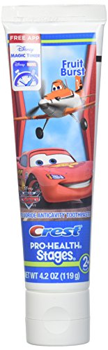 Crest Pro-Health Stages The World of Cars Toothpaste Fruit Burst 4.20 oz (Pack of 3)