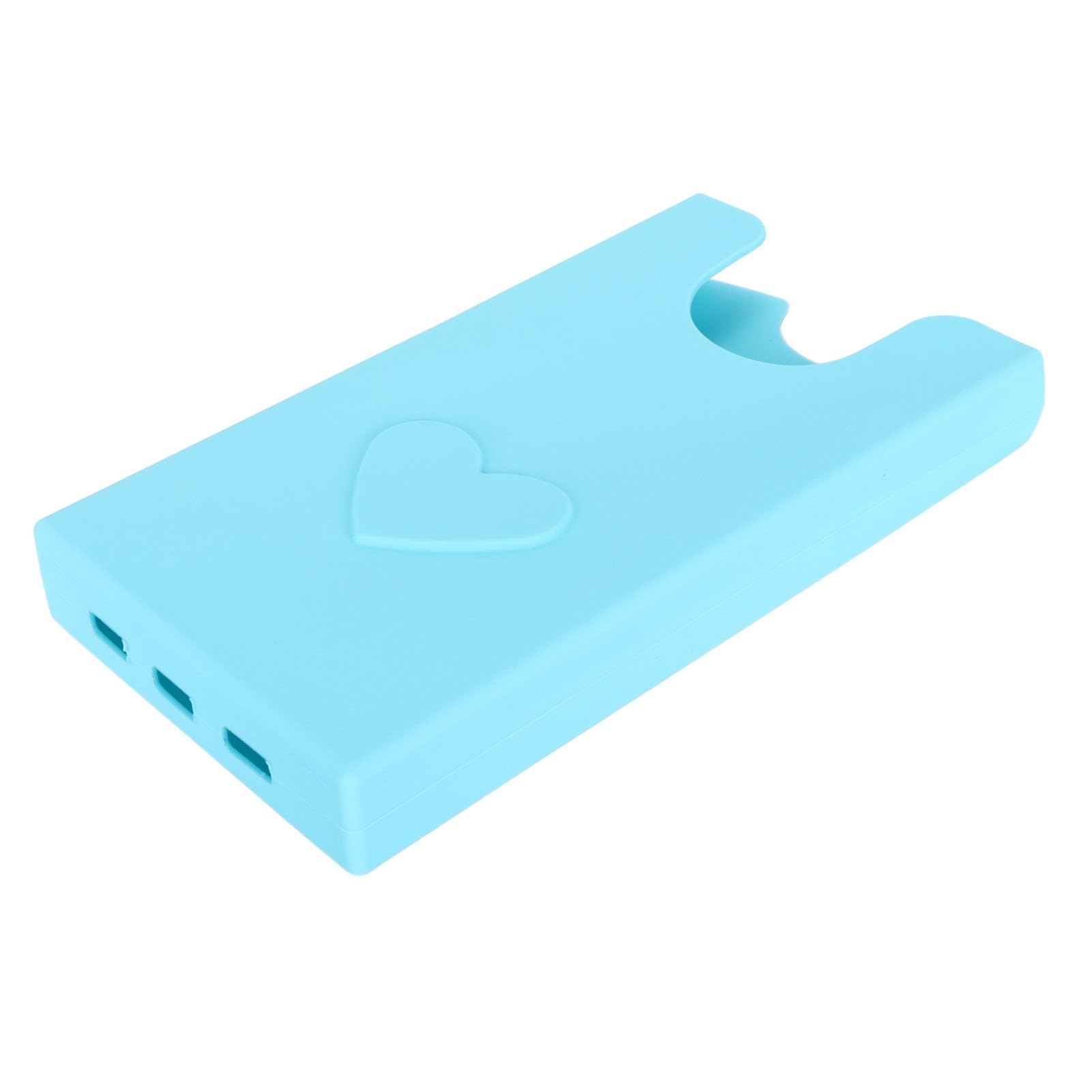 Uchwyt na telefon do torby plażowej | Bezpieczna wkładka silikonowa do toreb Bogg i podobnych | Etui na telefon Portfel Akcesoria | Trzymaj telefon bezpieczny/poręczny / (Lake Blue)