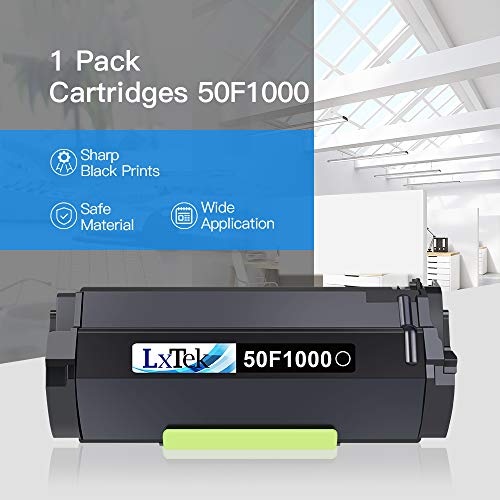 Toner compatible Lexmark 50F1000 noir pour imprimantes MS310dn MS410dn MS510dn