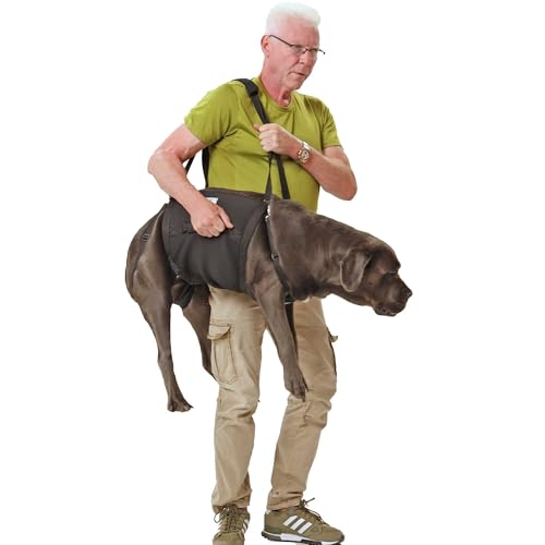 Pfaff Nature Pet® Hundetragehilfe Basic – Gehhilfe für Hunde aus Neopren, Mobilitätshilfe mit Schultergurt & Seitengriffen (XL)